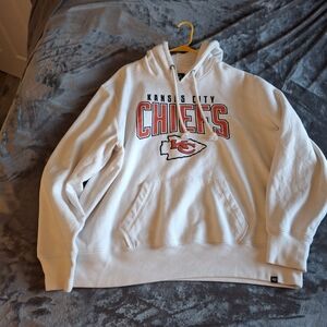47 Brand Kansas City Chiefs White Hoodie